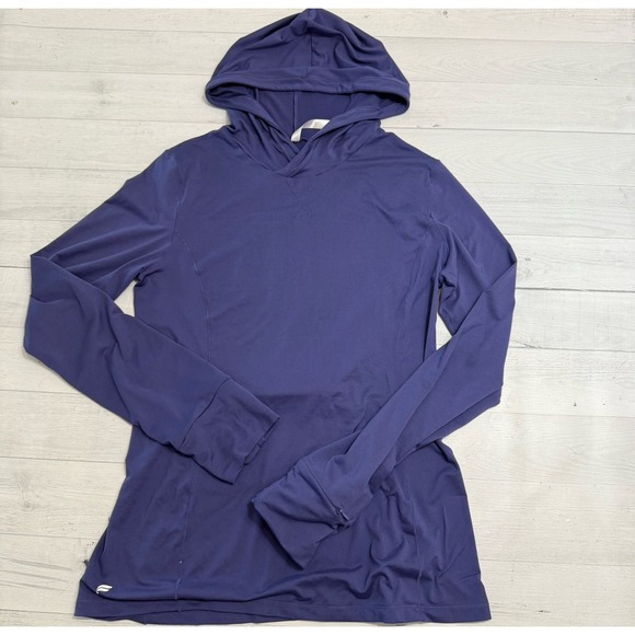 Fabletics Tops - Fabletics women's purple hooded shirt‎ medium